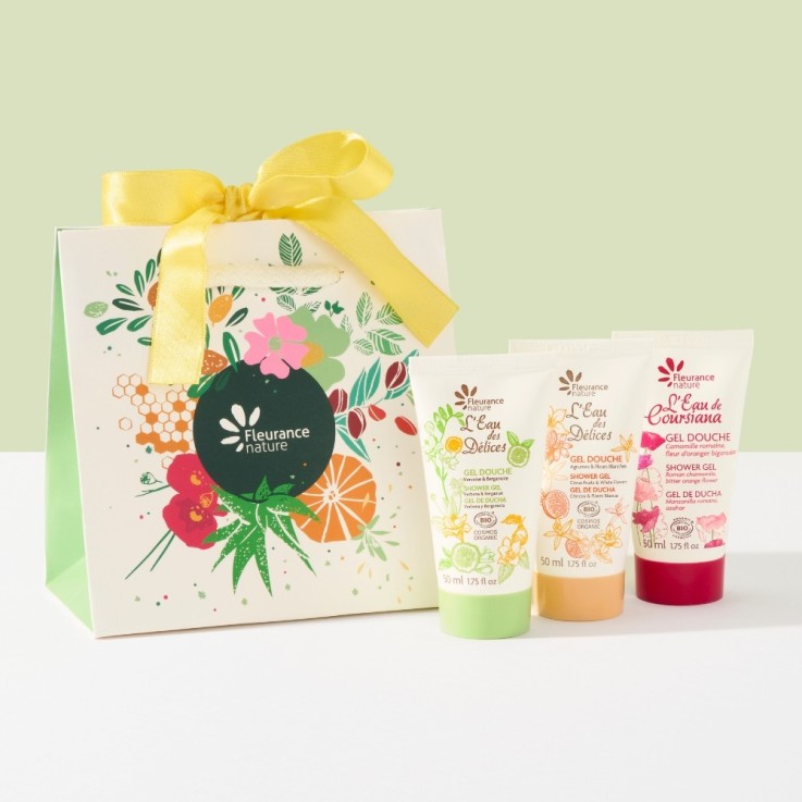 Sac trio gel douche