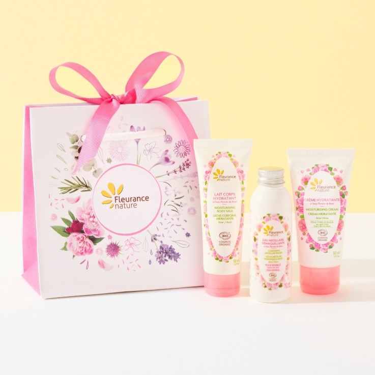 Sac trio hydratation rose
