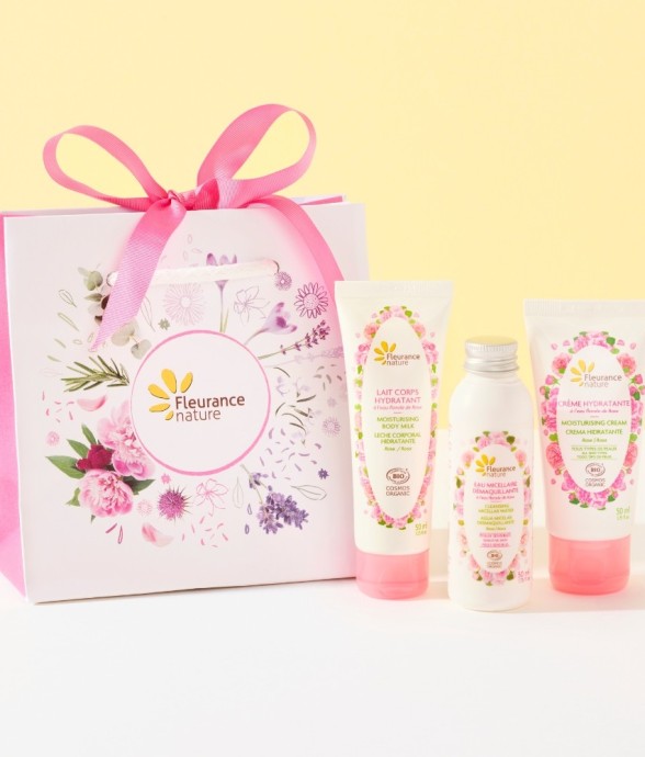 Sac trio hydratation rose