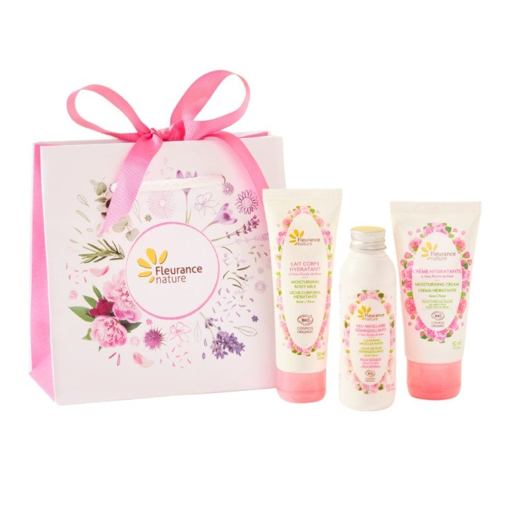 Sac trio hydratation rose