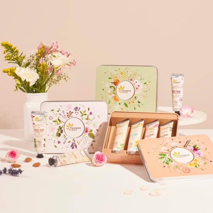 Coffret beauté Bio mains vert éveil des sens
