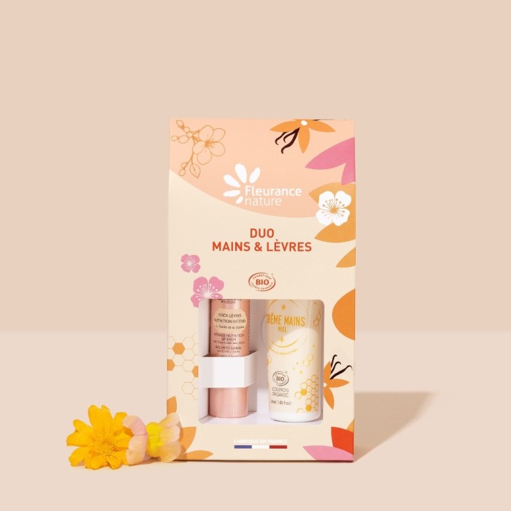 Duo Bio Mains et Lèvres miel