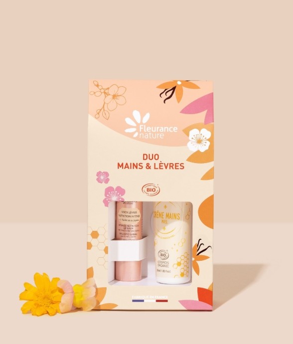 Duo Bio Mains et Lèvres miel