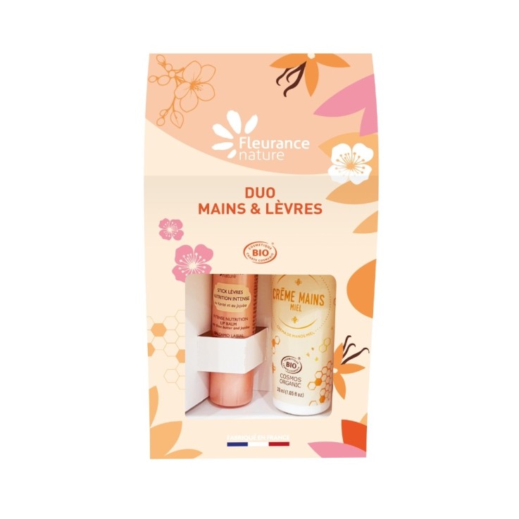 Duo Bio Mains et Lèvres miel