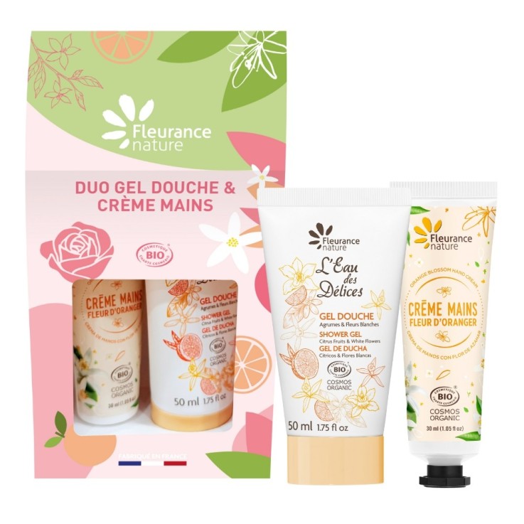 Duo Bio gel douche et crème mains agrumes