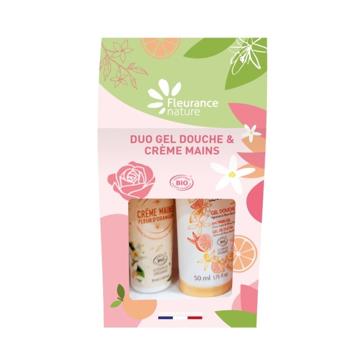 Duo Bio gel douche et crème mains agrumes