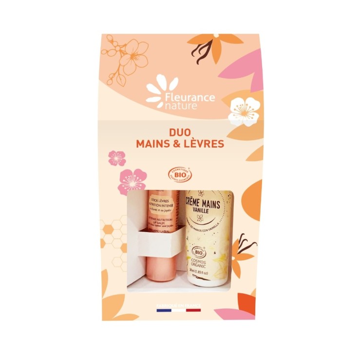 Duo Bio Mains et Lèvres vanille