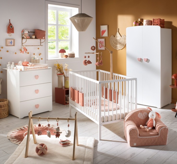 Armoire bébé 2 portes New Basic en bois