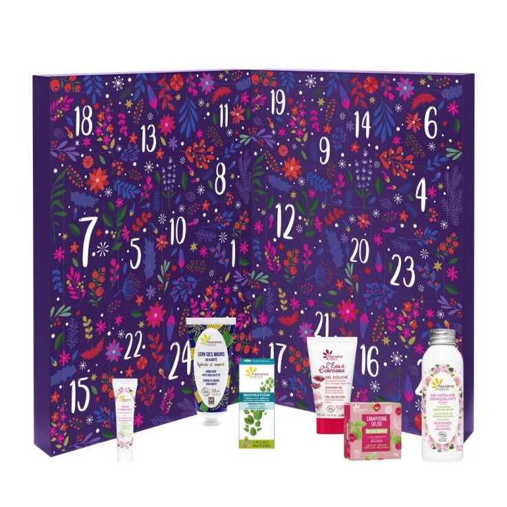 Calendrier de l'avent 24 instants parfumés Envolée Fleurie