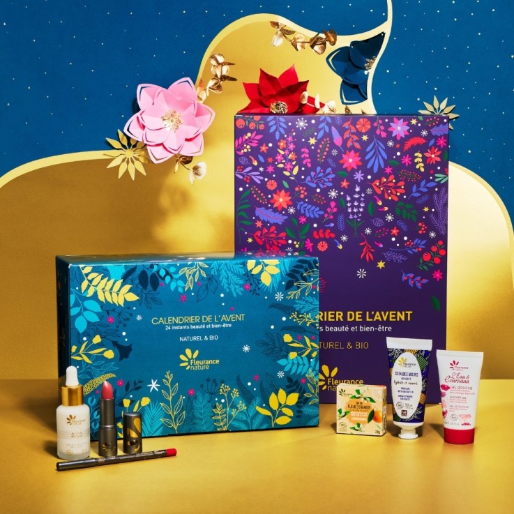 Calendrier de l'avent 24 instants parfumés Envolée Fleurie