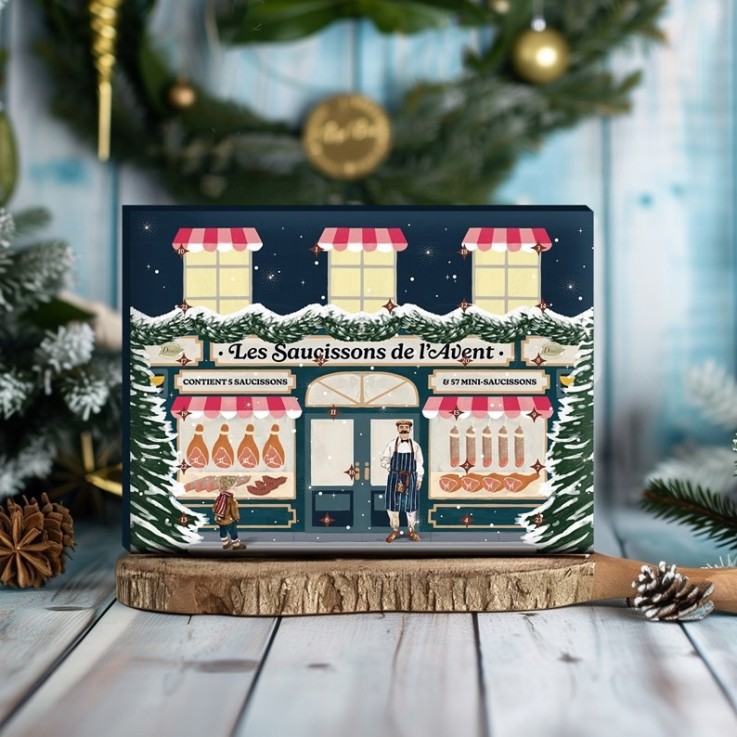 Calendrier de l'Avent saucissons artisanaux