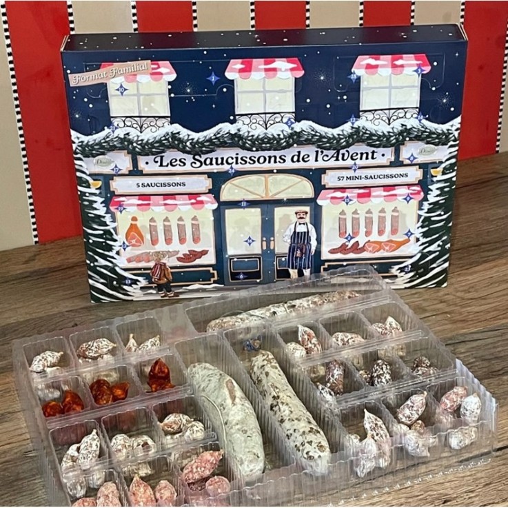 Calendrier de l'Avent saucissons artisanaux