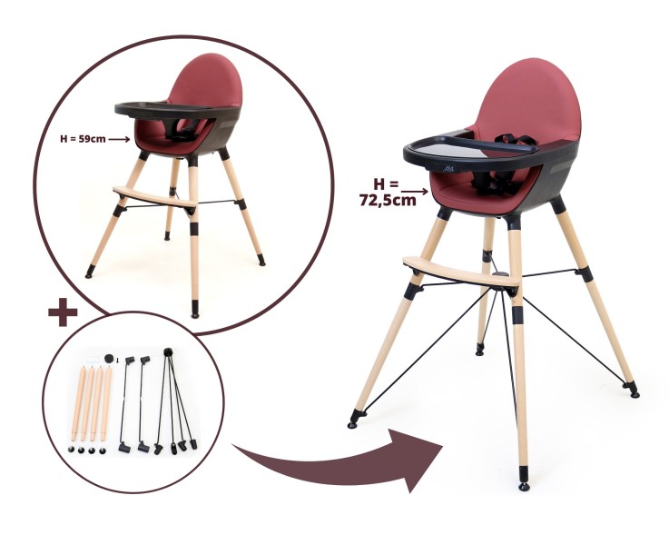 Réhausse Chaise haute bébé évolutive CONFORT