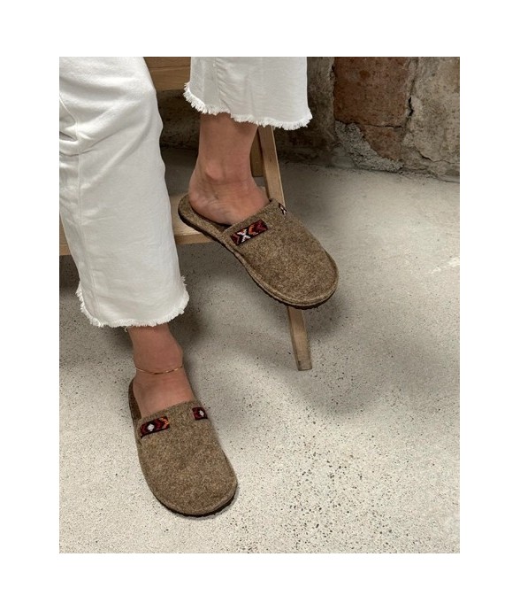 Chaussons mixtes Laine...