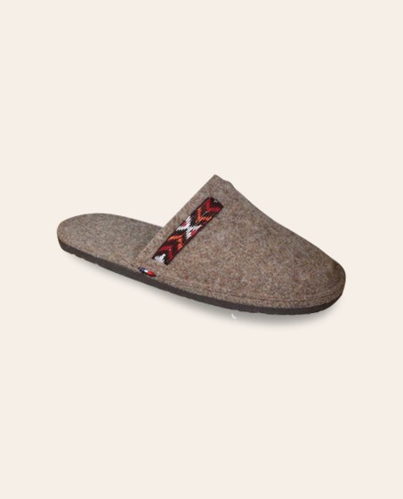 Chaussons mixtes Laine Avoriaz Brun 40/41