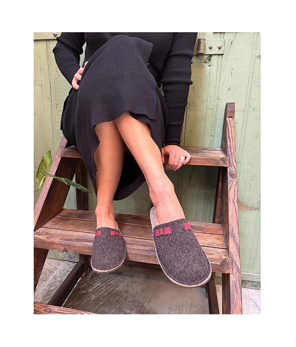 Chaussons mixtes Laine...