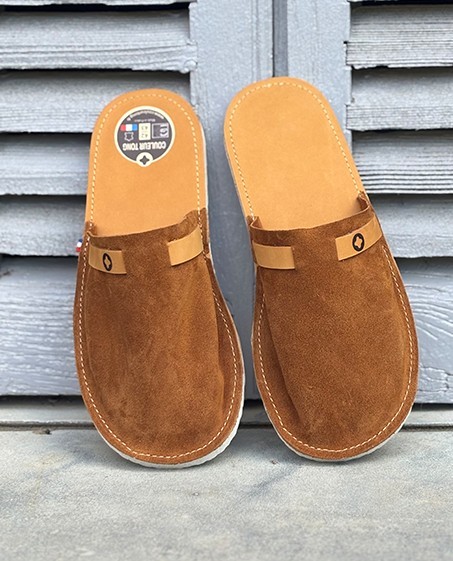 Chaussons mixtes Cuir Arly Sable 44/45