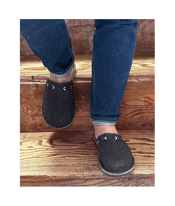 Chaussons mixtes Laine...