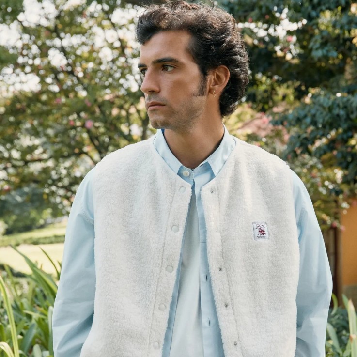 Veste mixte Sherpa sans manches Fibres Recyclées