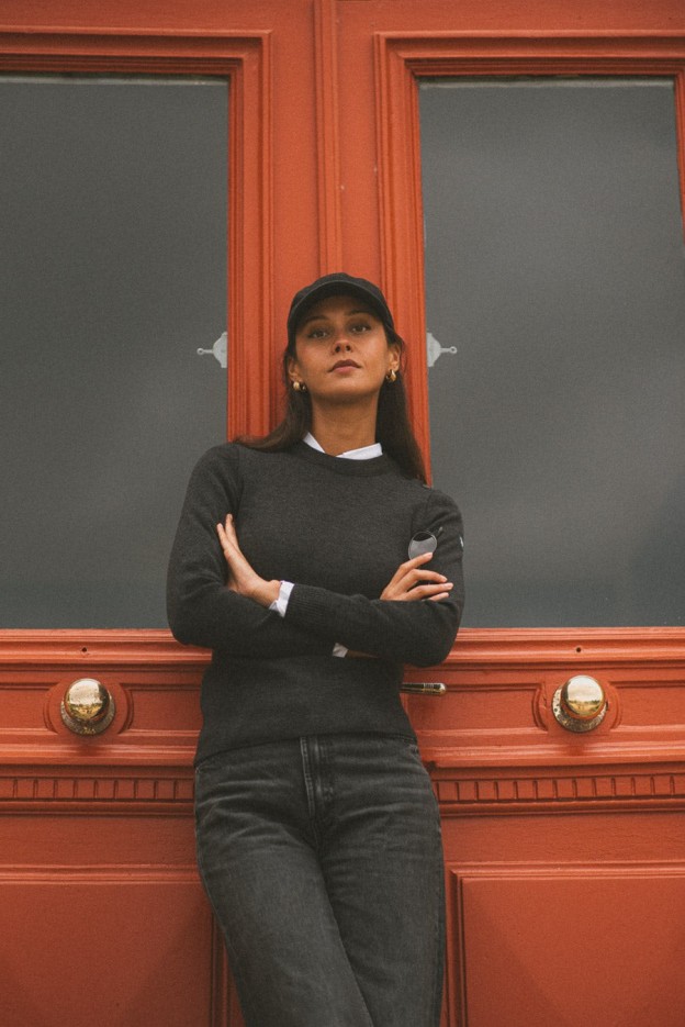 Pull marin uni Isa laine mérinos