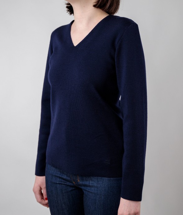 Pull classique col V Guipel...