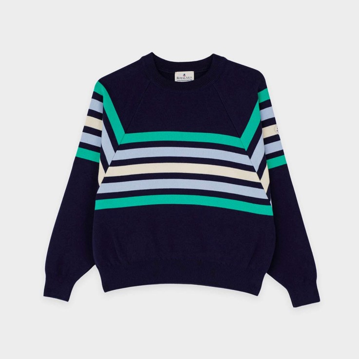 Pull rayé bicolore Lydia coton