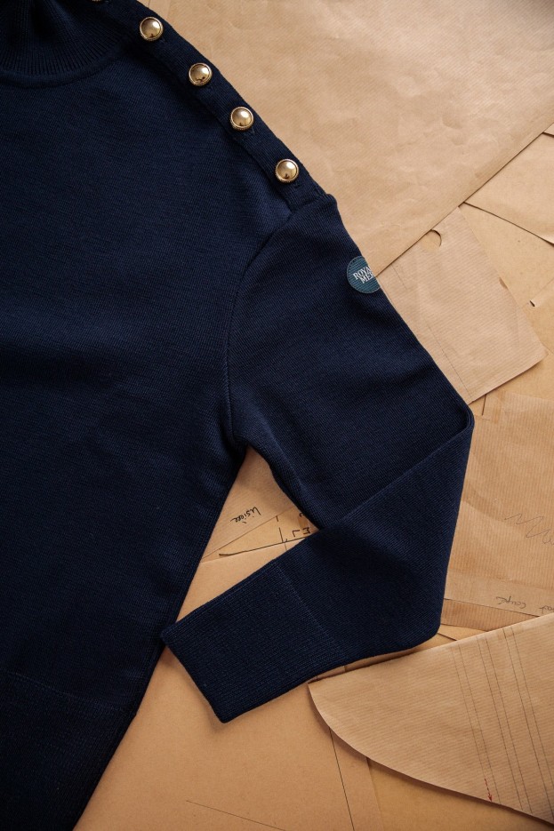 Pull uni Eulalie laine mérinos