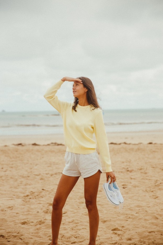 Pull marin uni Ellen laine mérinos