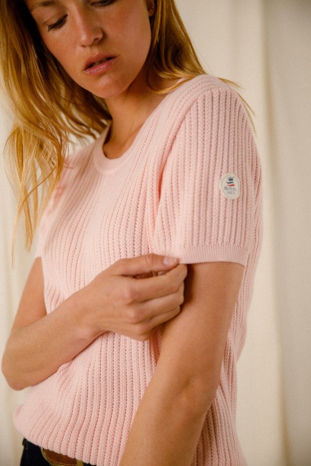 Pull manches courtes Sonia coton