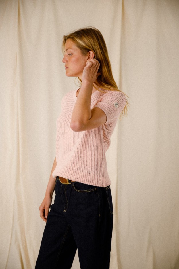Pull manches courtes Sonia coton
