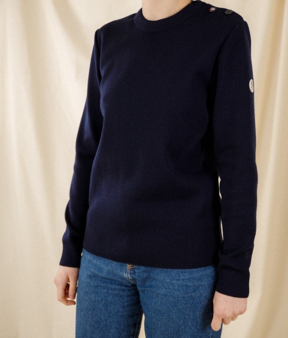 Pull marin uni Klasel laine...