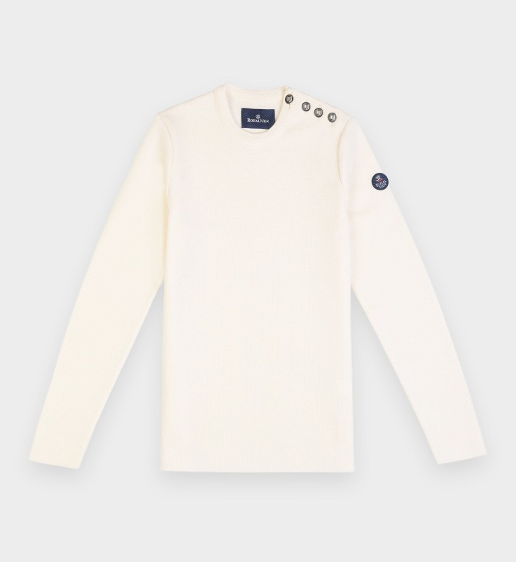 Pull marin uni Klasel laine mérinos