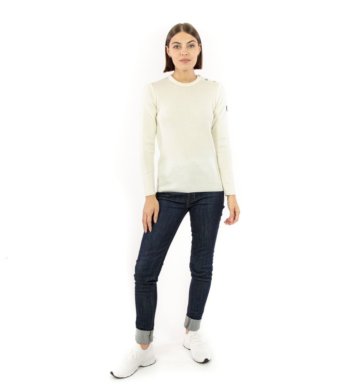 Pull marin uni Klasel laine mérinos