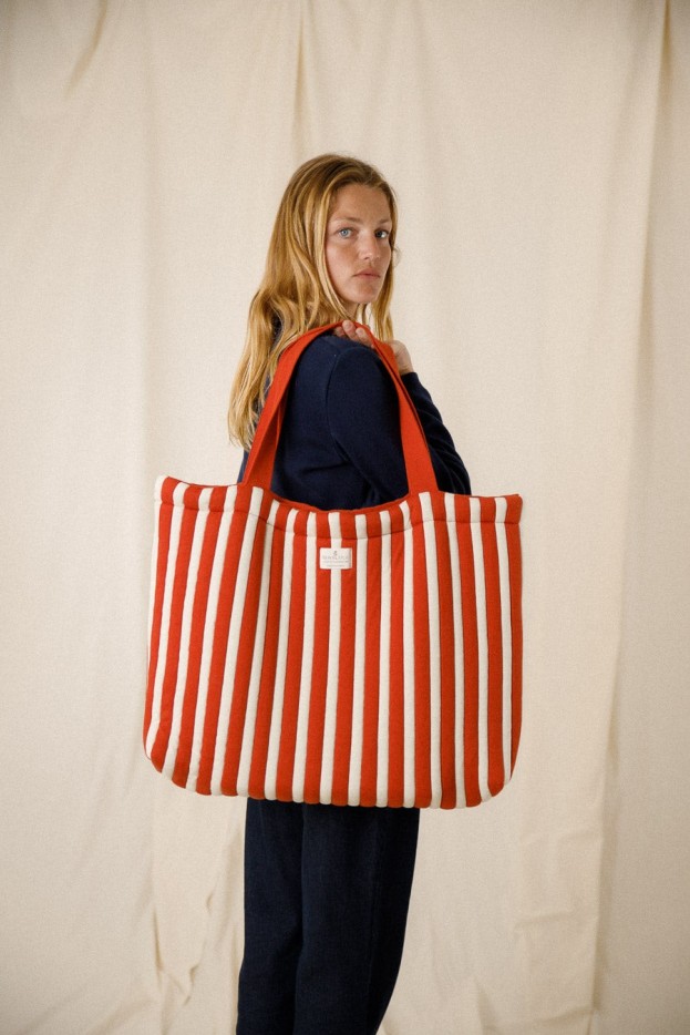 Grand cabas rayé Gaby