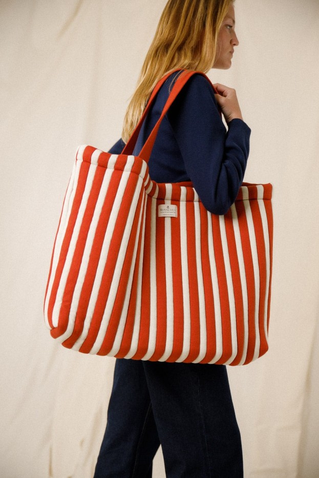 Grand cabas rayé Gaby