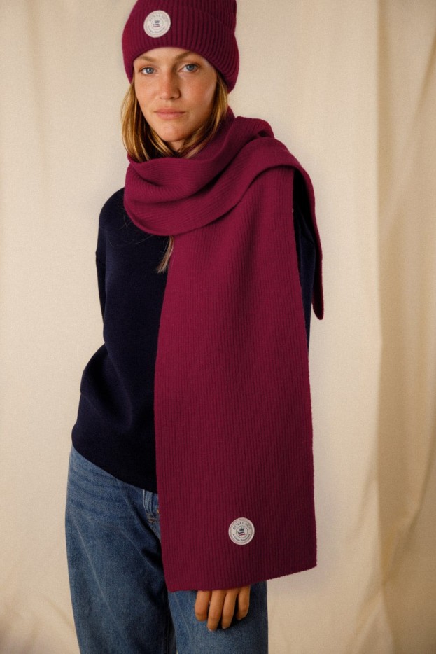 Écharpe unie Roméo laine vierge