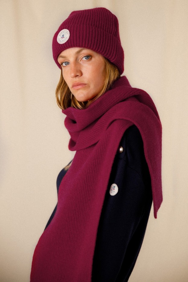 Écharpe unie Roméo laine vierge