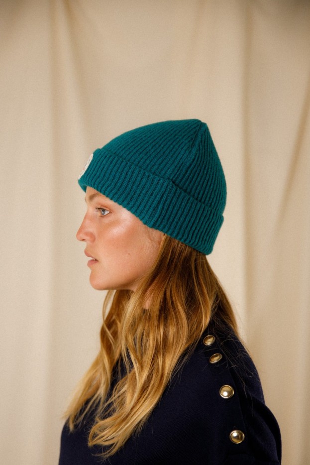 Bonnet uni unisexe Charly laine vierge