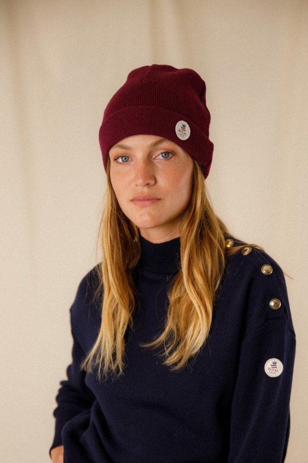 Bonnet uni unisexe Louet laine vierge