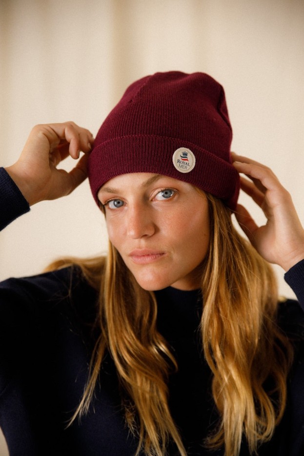 Bonnet uni unisexe Louet laine vierge