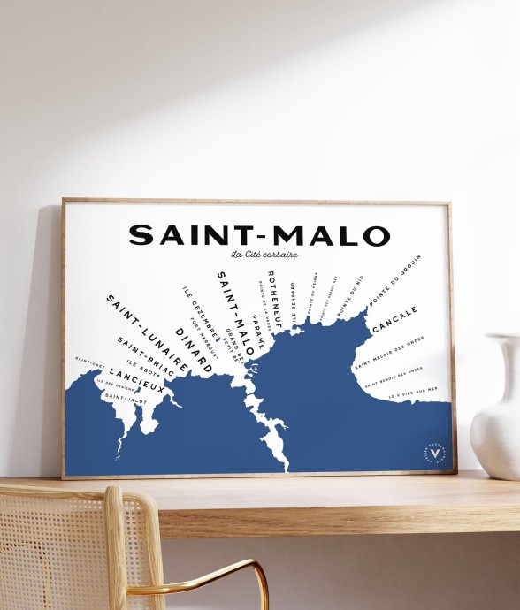 Carte de Saint-Malo