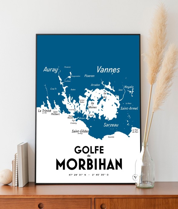 Carte du Golfe du Morbihan