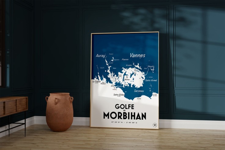 Carte du Golfe du Morbihan