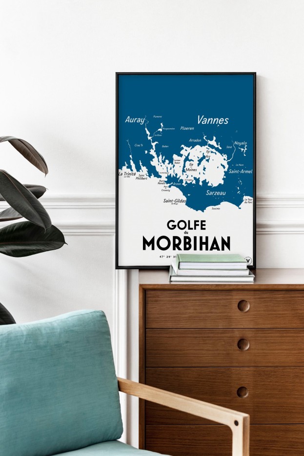 Carte du Golfe du Morbihan