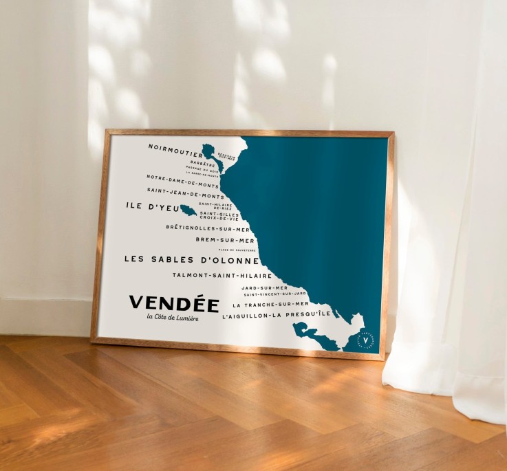 Carte de la Vendée