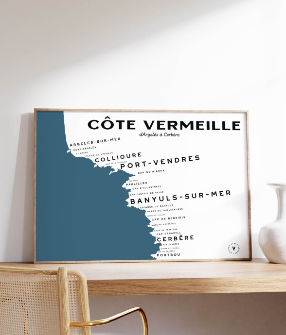 Carte de la Côte Vermeille