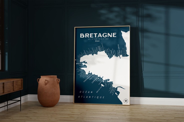 Carte de la Bretagne