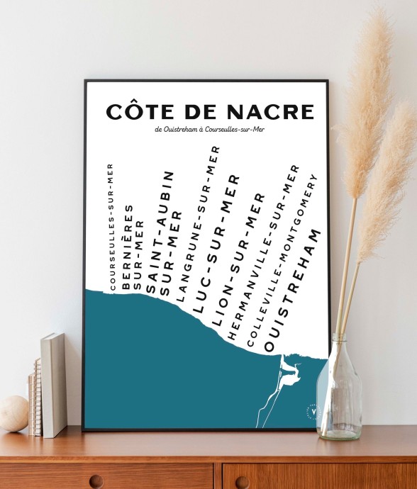 Carte de la Côte de Nacre