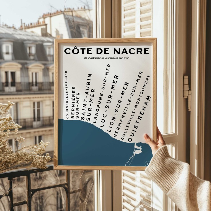 Carte de la Côte de Nacre