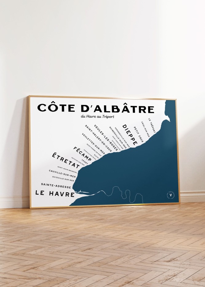 Carte de la Côte d'Albâtre